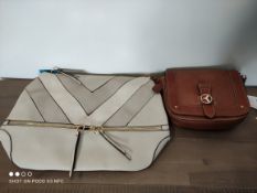 NEXT X 2 BAGS 1 CREAM HANDBAG, 1 TAN BAG Condition ReportAppraisal Available on Request- All Items