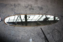 UNBOXED STEPHANIE LARGE DESIGNER OVAL WALL MIRROR RRP £99.00Condition ReportAppraisal Available on