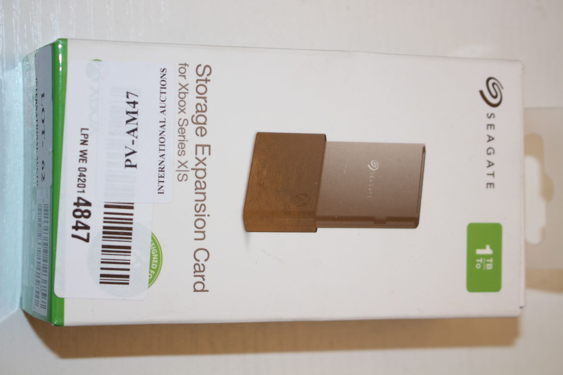 BOXED SEAGATE STORAGE EXPANSION CARD FOR XBOX SERIES X/S 1TBCondition ReportAppraisal Available on