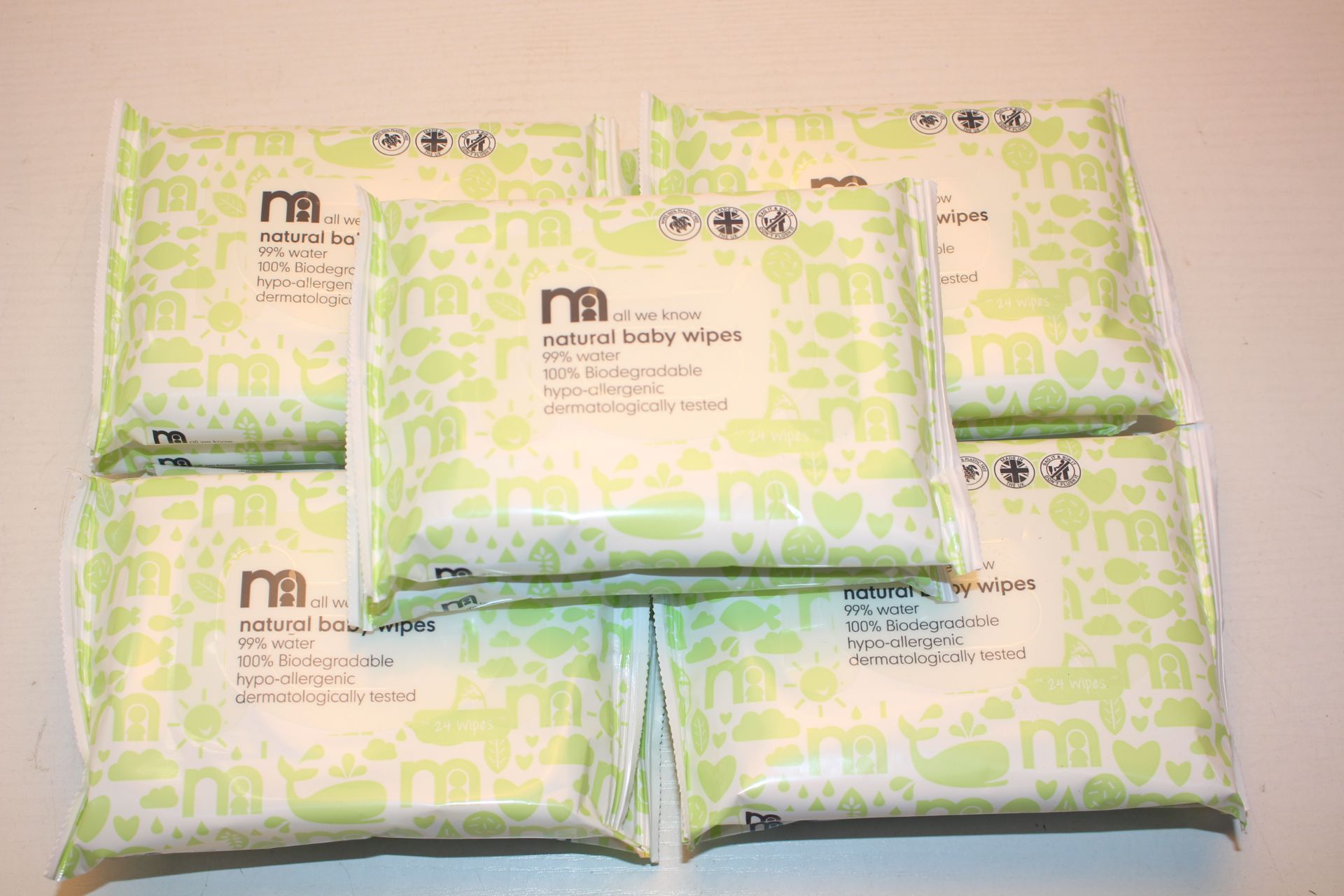 20X PACKS MOTHERCARE ALL WE KNOW NATURAL BABY WIPES (2X BOXES)Condition ReportAppraisal Available on