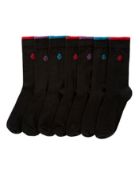 Jeff Banks Pack of 7 Socks SIZE 7-11 RRP £18Condition ReportAppraisal Available on Request- All