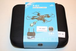 BOXED WITH CASE F-Q1 DRONE WITH CAMERA 720P HDCondition ReportAppraisal Available on Request- All