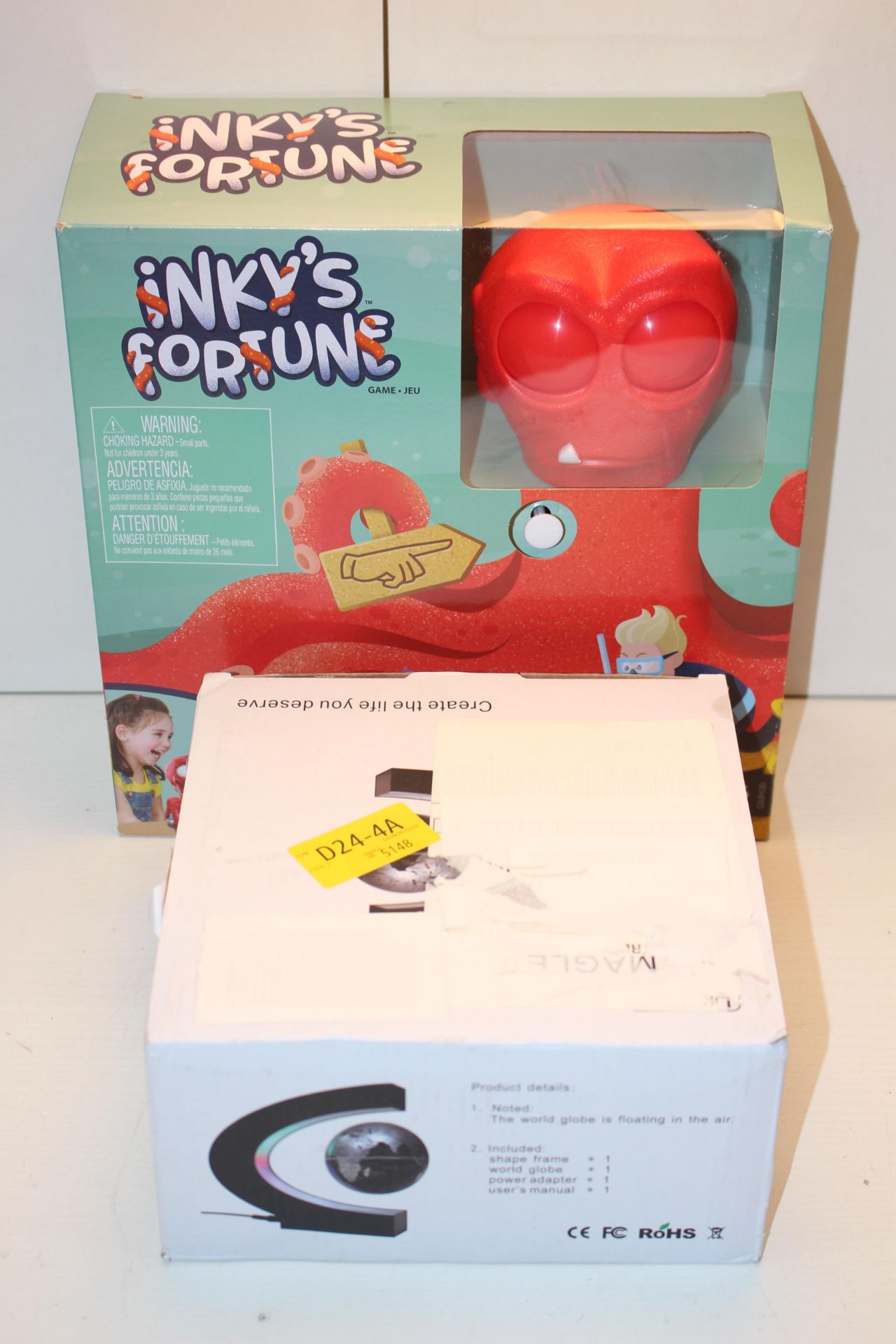 2XBOXED ASSORTED ITEMS TO INCLUDE INKY'S FORTUNE & OTHER (IMAHE DEPICTS STOCK)Condition