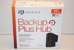 BOXED SEAGATE BACKUP PLUS HUB 14TB RRP £258.99Condition ReportAppraisal Available on Request- All