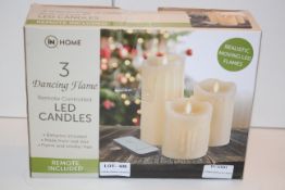 BOXED IN HOME 3 DANCING DECORATIVE CANDLESCondition ReportAppraisal Available on Request- All