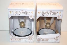 2X BOXED HARRY POTTER BELL JAR LIGHT RRP £29.99 EACHCondition ReportAppraisal Available on