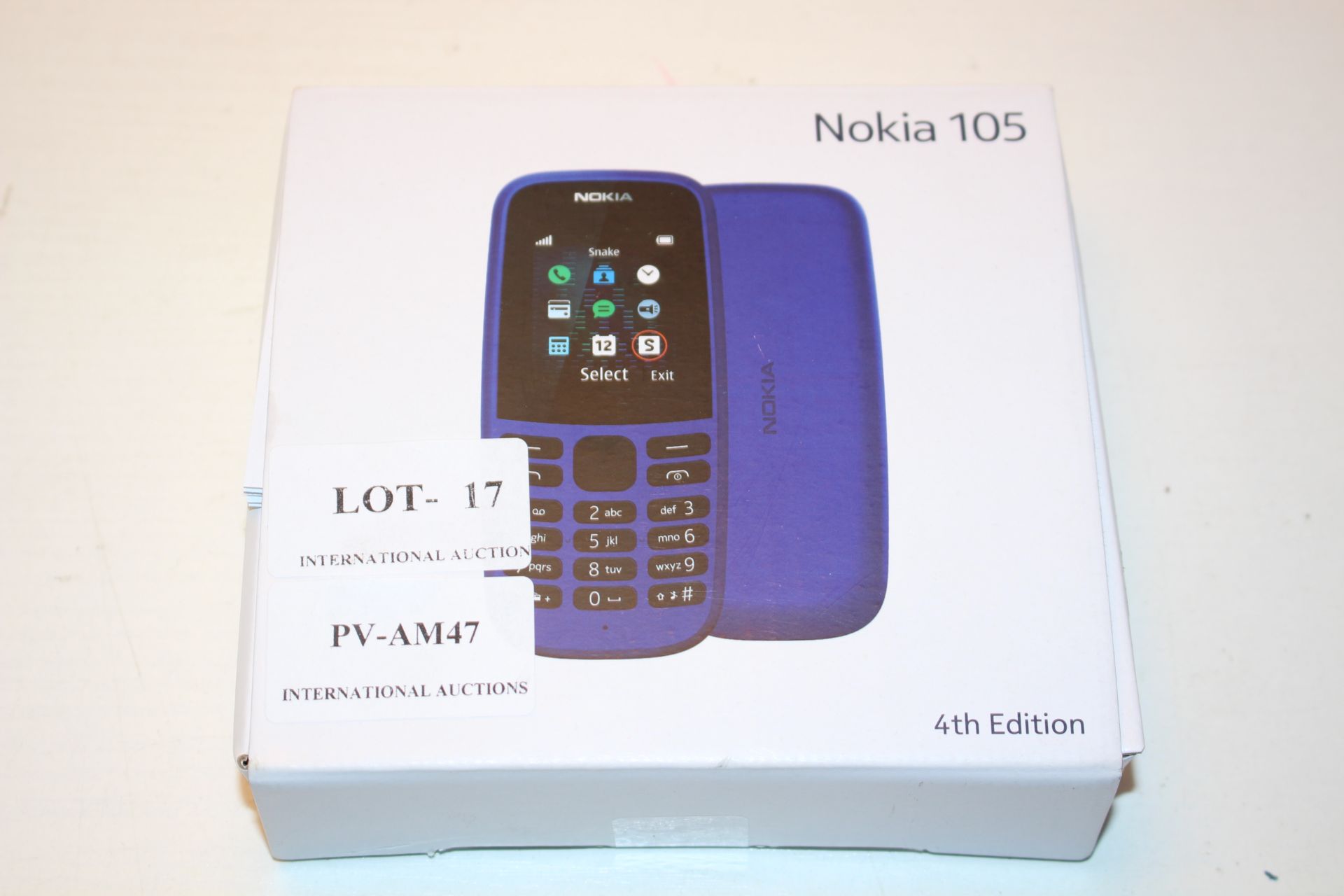 BOXED NOKIA 105 4TH EDITION MOBILE PHONE RRP £29.99Condition ReportAppraisal Available on Request-