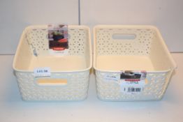 2X CURVER MY STYLE BASKETS Condition ReportAppraisal Available on Request- All Items are Unchecked/