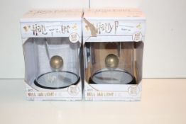 X2 HARRY POTTER BELL JAR LIGHTSCondition ReportAppraisal Available on Request- All Items are