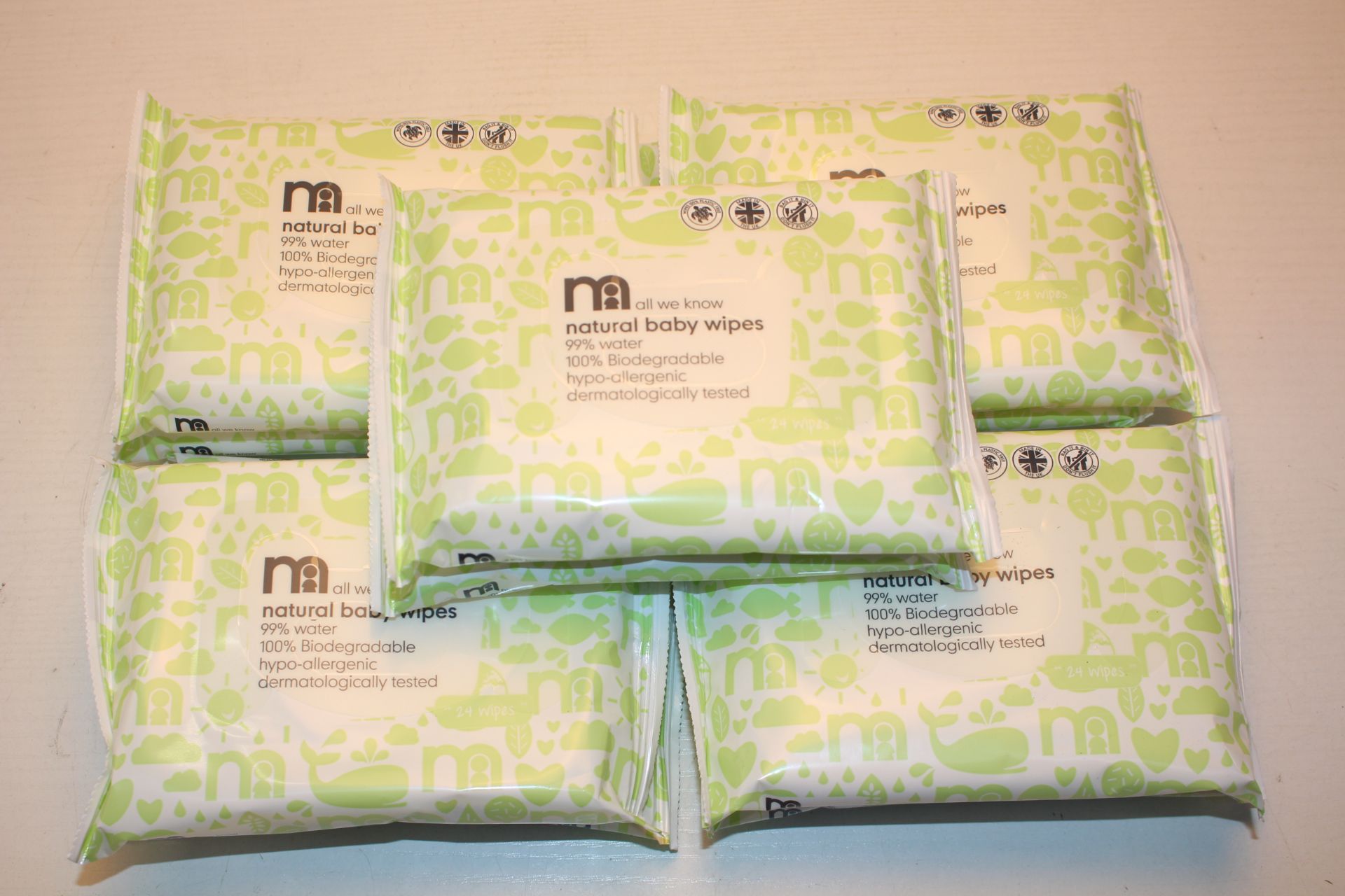 20X PACKS MOTHERCARE ALL WE KNOW NATURAL BABY WIPES (2X BOXES)Condition ReportAppraisal Available on