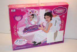 BOXED DRESSER MIRROR LIGHT AND MUSIC RRP £27.89Condition ReportAppraisal Available on Request- All
