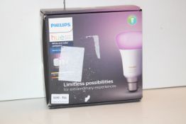 BOXED PHILIPS HUE STARTEER KIT B22Condition ReportAppraisal Available on Request- All Items are