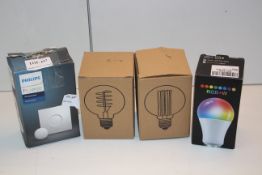 X4 BOXED ITEMS INCLUDING PHILIPS HUE SMART BUTTON AND BULBS Condition ReportAppraisal Available on