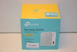 BOXED TP-LINK PORTABLE 3G/4G WIRELESS N ROUTER MODEL: TL-MR3020 RRP £31.67Condition