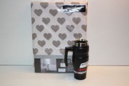 X2 HOME ITEMS INCLUDING 66X72 FULLY LINED CURTAINS AND THERMOS 470ML CUP Condition ReportAppraisal