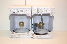 X2 BOXED HARRY POTTER BELL JAR LIGHTS Condition ReportAppraisal Available on Request- All Items
