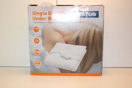 BOXED STATUS SINGLE ELECTRIC BLANKETCondition ReportAppraisal Available on Request- All Items are