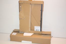 X2 BOXED ITEMS INCLUDING PICTURE FRAME AND SHELFS Condition ReportAppraisal Available on Request-