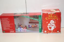 X2 BOXED CHRISTMAS DECORATIONS Condition ReportAppraisal Available on Request- All Items are