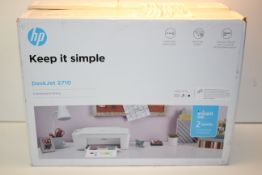 BOXED HP DESKJET 2710 ESSENTIAL HOME PRINTING RRP £64.99Condition ReportAppraisal Available on