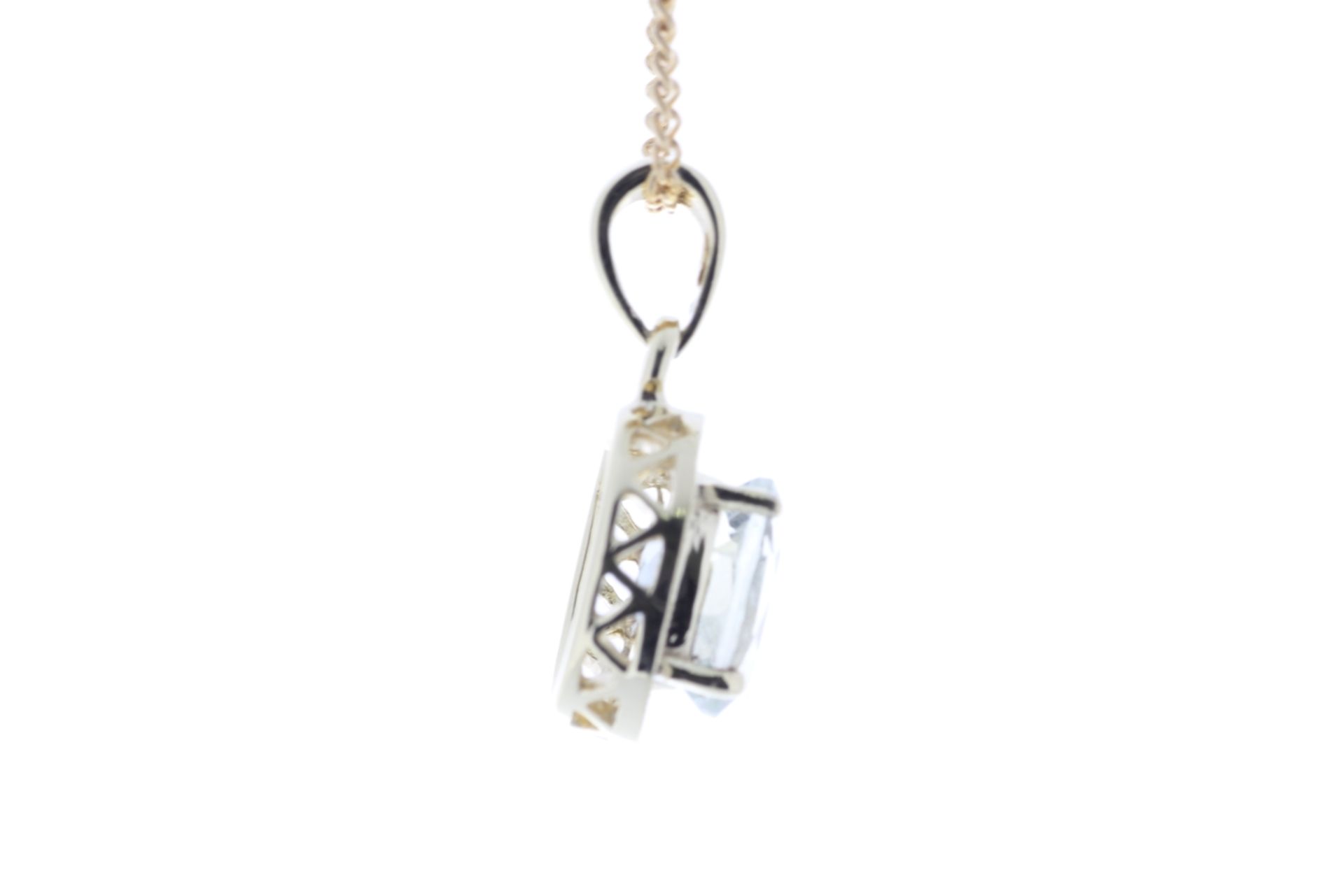 9ct Yellow Gold Diamond And Green Amethyst Pendant 0.11 Carats - Valued by GIE £1,470.00 - This is a - Image 2 of 5