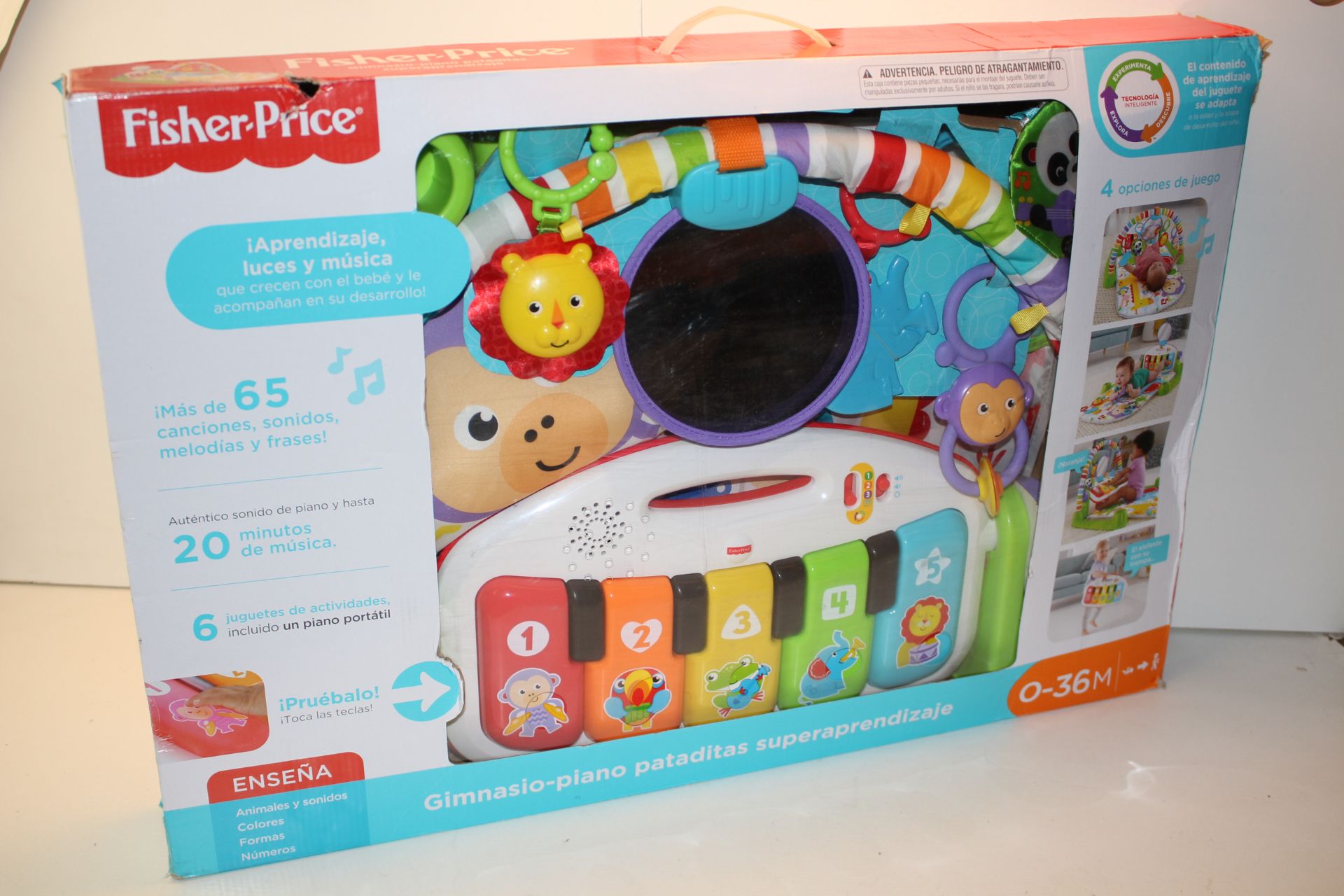 BOXED FISHER PRICE BABY ACTIVITY & MUSIC CENTRE RRP £45.99Condition ReportAppraisal Available on
