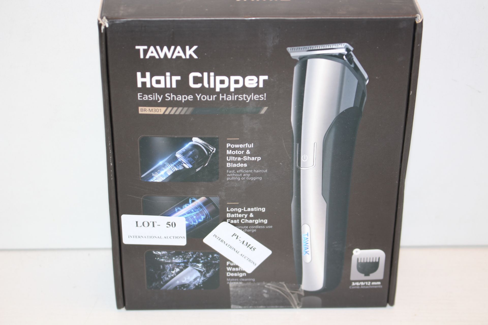 BOXED TAWAK HAIR CLIPPER Condition ReportAppraisal Available on Request- All Items are Unchecked/