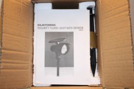 BOXED SECURITY FLOODLIGHT WITH SENSOR Condition ReportAppraisal Available on Request- All Items