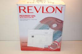BOXED REVLON PEDIPREP SPA WITH PEDICURE SET RRP £29.99Condition ReportAppraisal Available on