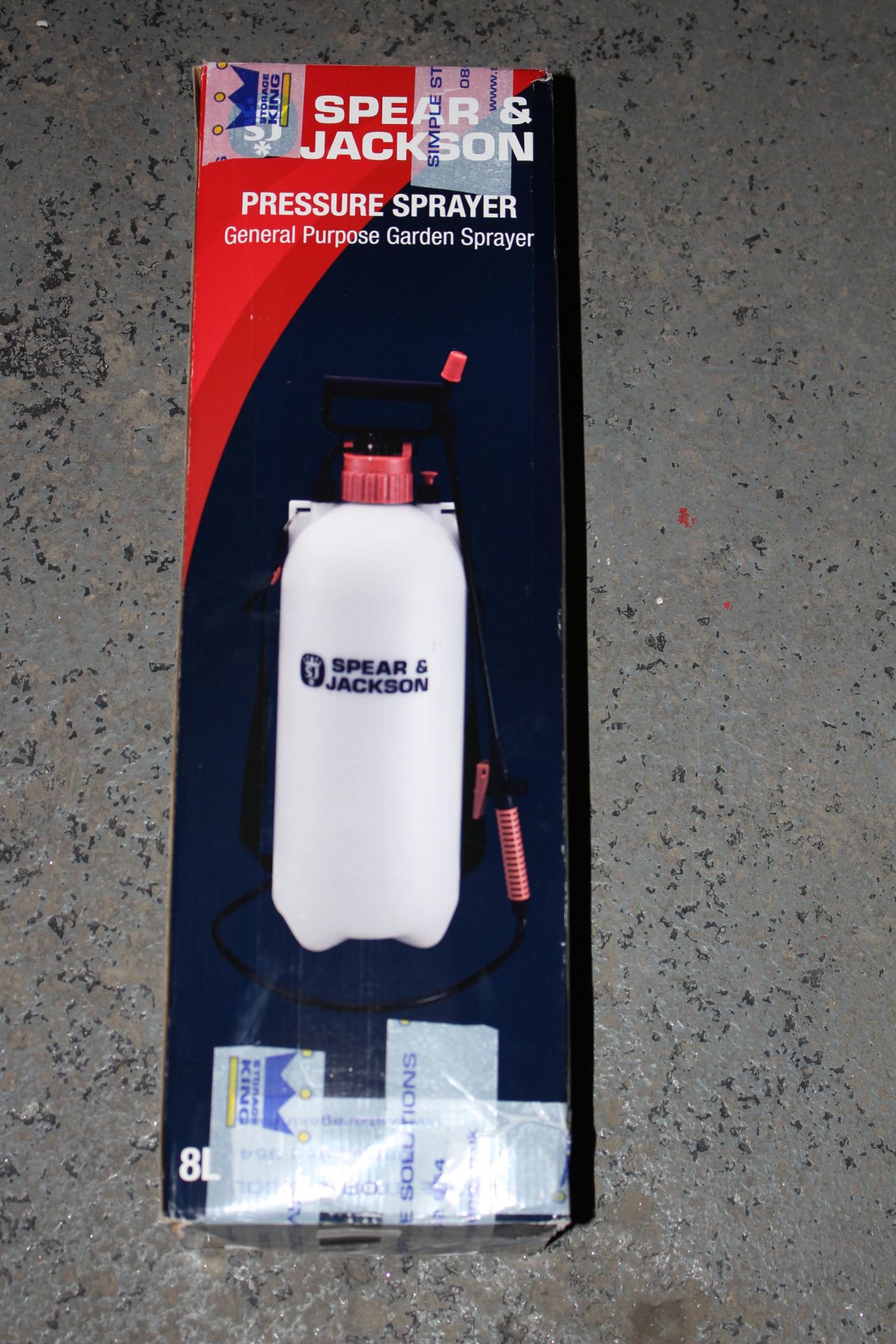 BOXED SPEAR & JACKSON PRESSURE SPRAYER GENERAL PURPOSE GARDEN SPRAYER RRP £15.99Condition