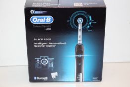 BOXED ORAL B SMART SERIES POWERED BY BRAUN BLACK 6500 TOOTHBRUSH RRP £139.00Condition