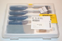 BOXED STANLEY 5002 CHISEL SET 4PC RRP £26.96Condition ReportAppraisal Available on Request- All