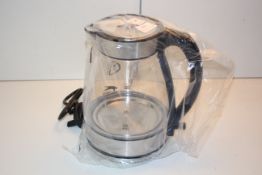 UNBOXED GLASS KETTLE Condition ReportAppraisal Available on Request- All Items are Unchecked/