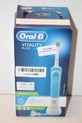 BOXED ORAL B VITALITY PLUS POWERED BY BRAUN TOOTHBRUSH RRP £24.99Condition ReportAppraisal Available