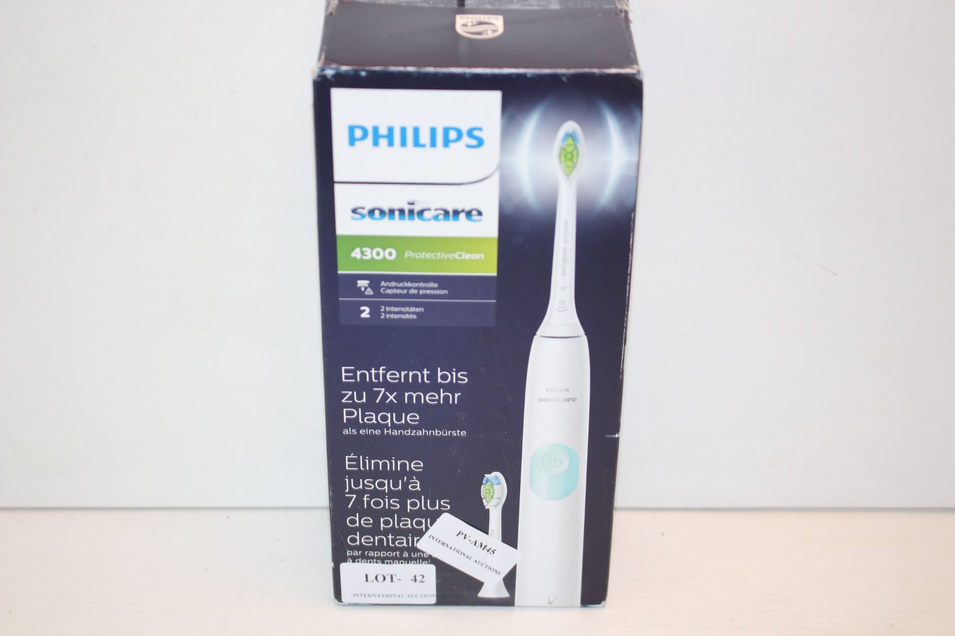 BOXED PHILIPS SONICARE 4300 PROTECTIVE CLEAN C2 TOOTHBRUSH RRP £49.99Condition ReportAppraisal
