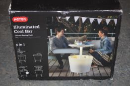 BOXED KETER ILLUMINATED COOL BAR 4-IN-1 RRP £85.37Condition ReportAppraisal Available on Request-