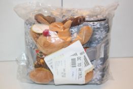 BAGGED SCRUFFS SANTA PAWS PET BLANKET & TOY Condition ReportAppraisal Available on Request- All