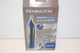 BOXED REMINGTON NANO SERIES NOSE & EAR TRIMMER Condition ReportAppraisal Available on Request- All