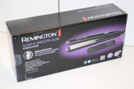 BOXED REMINGTON SLEEK & SMOOTH SLIUM STRAIGHTENER RRP £26.99Condition ReportAppraisal Available on