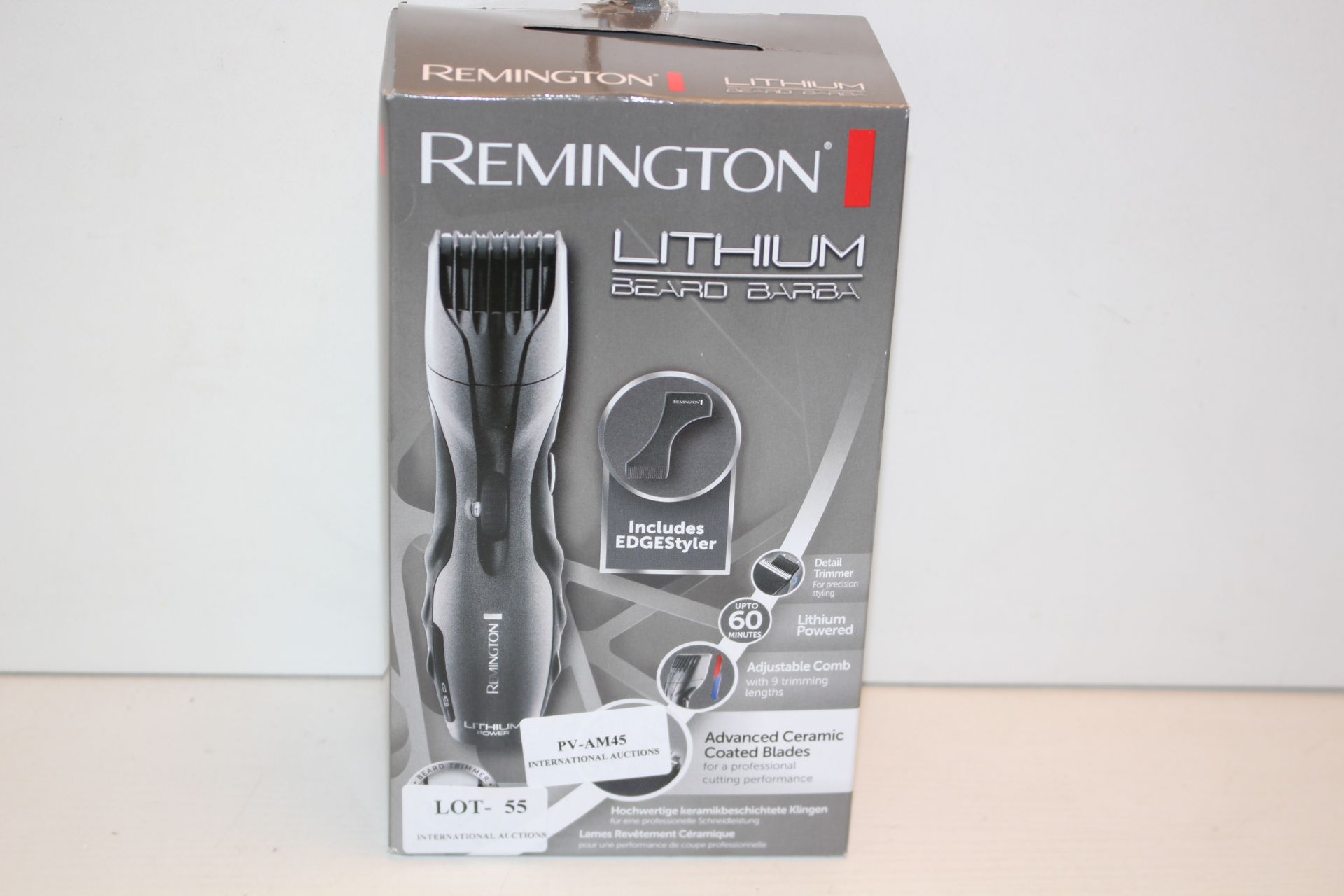 BOXED REMINGTON LITHIUM BEARD BARBA RRP £44.99Condition ReportAppraisal Available on Request- All