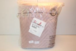 BAGGED PINK NOVA CHEVRON EYELET HOLE CURTAINS RRP £27.99Condition ReportAppraisal Available on