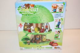 BOXED TIMBER TOTS BY KLOROFIL NATURE IS MAGIC - TIMBER TOTS TREE HOUSE RRP £34.99Condition