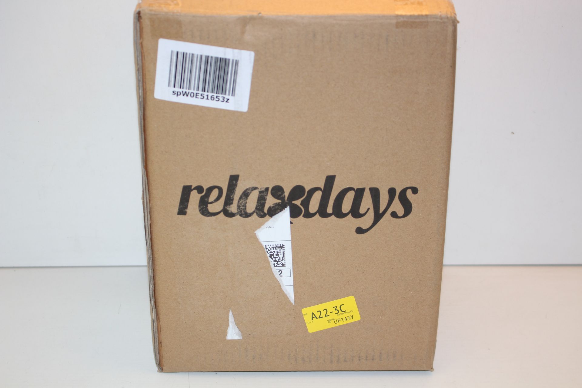 BOXED RELAXDAYS WASTE BIN WHITE RRP £14.99Condition ReportAppraisal Available on Request- All