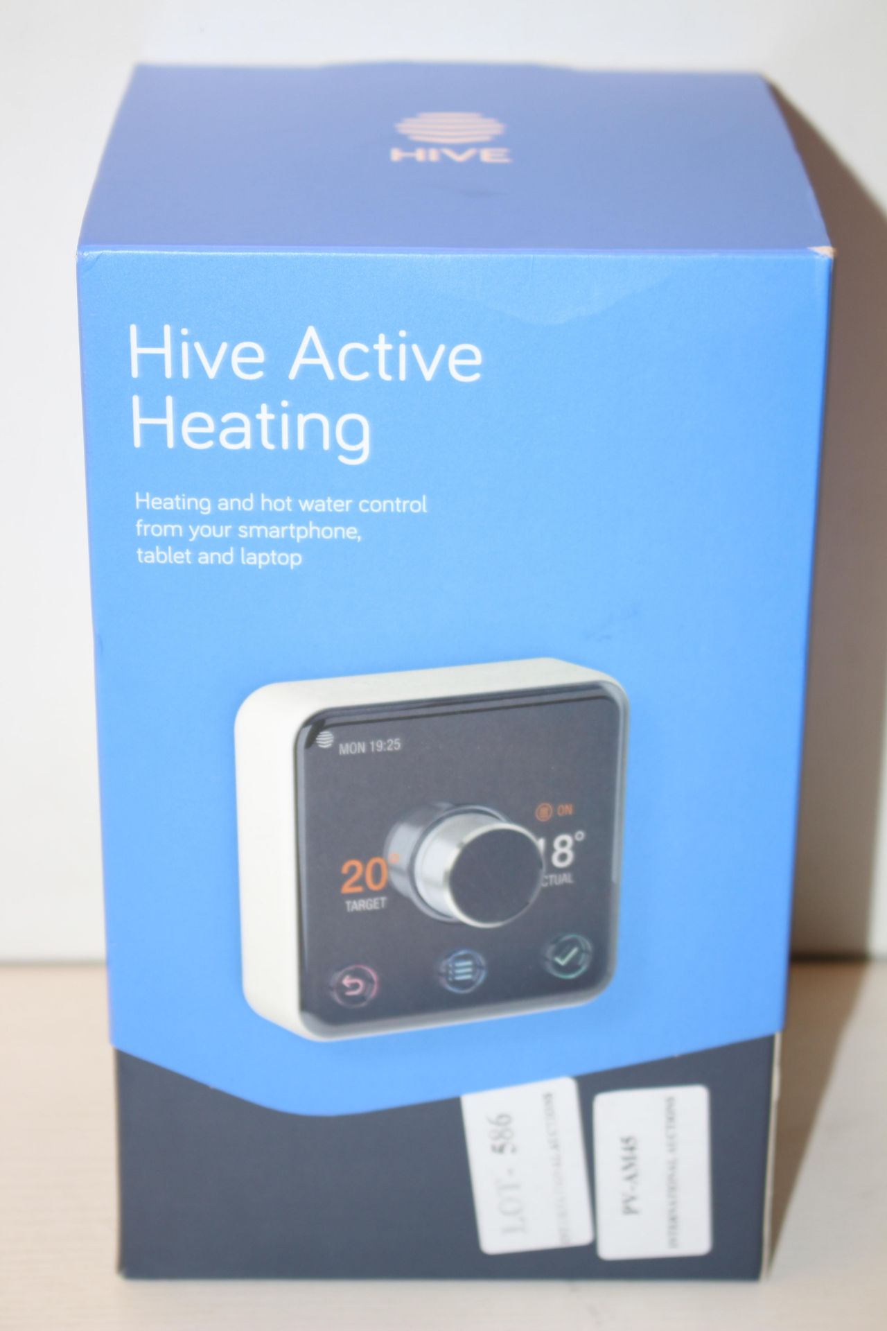 BOXED HIVE ACTIVE HEATING SET TO INCLUDE HUB, THERMOSTAT AND RECIEVER RRP £179.94Condition