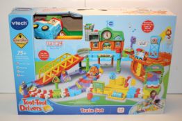 BOXED VTECH TOOT TOOT DRIVERS TRAIN SET RRP £44.99Condition ReportAppraisal Available on Request-
