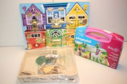 3X ASSORTED TOYS BY MELISSA & DOUG, PLAYMOBIL & OTHER (IMAGE DEPICTS STOCK)Condition ReportAppraisal
