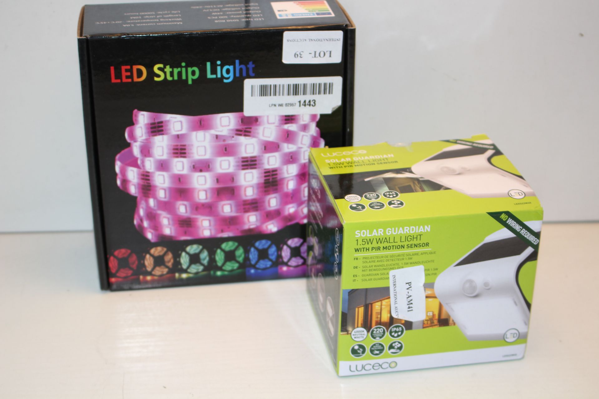 2X BOXED ASSORTED ITEMS TO INCLUDE LED STRIP LIGHTS & OTHER (IMAGE DEPICTS STOCK)Condition