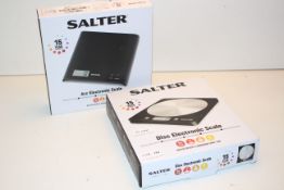 2X BOXED SALTER DISC ELECTRONIC SCALES COMBINED RRP £34.00Condition ReportAppraisal Available on