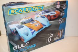 BOXED SCALEXTRIC GULF RACING LMP GULF V GT GULF RRP £99.99Condition ReportAppraisal Available on