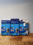 X 3 ADAPTIL CALM COLLARS SEALED WITH BOX DAMAGECondition ReportAppraisal Available on Request- All